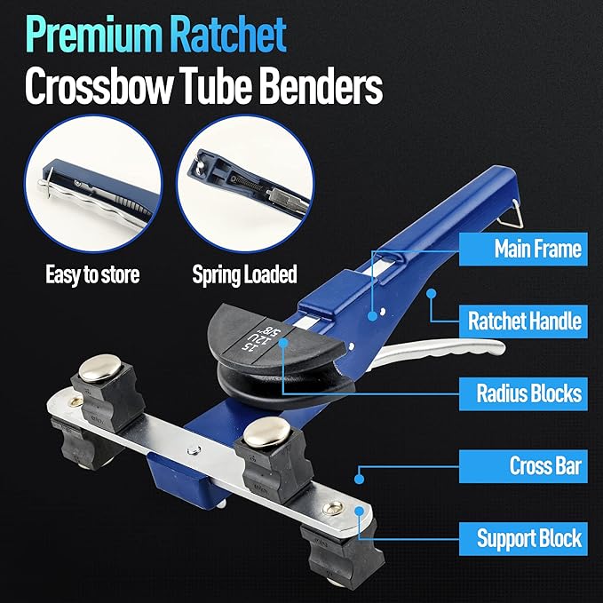 Wisscool RatchetBend Pro™ Tube Bender Kit