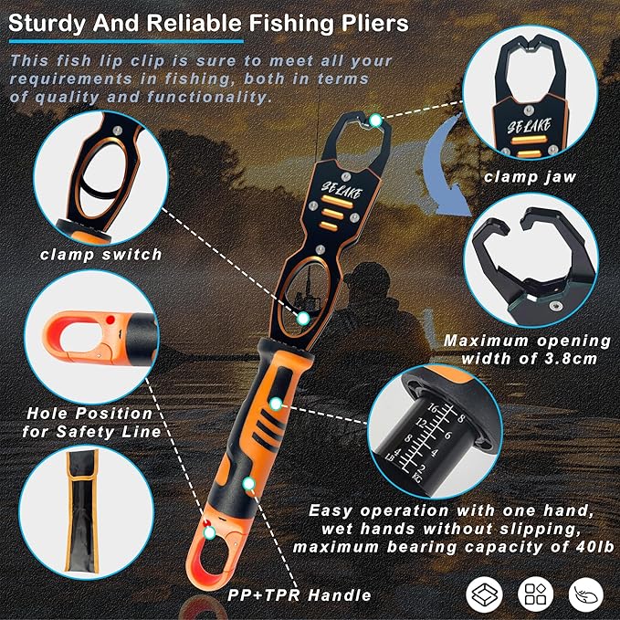 Selake AnglerPro™ 6-in-1 Fishing Tools Kit
